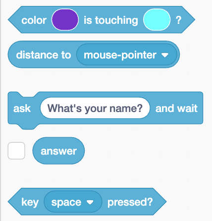 Scratch Sensing Blocks